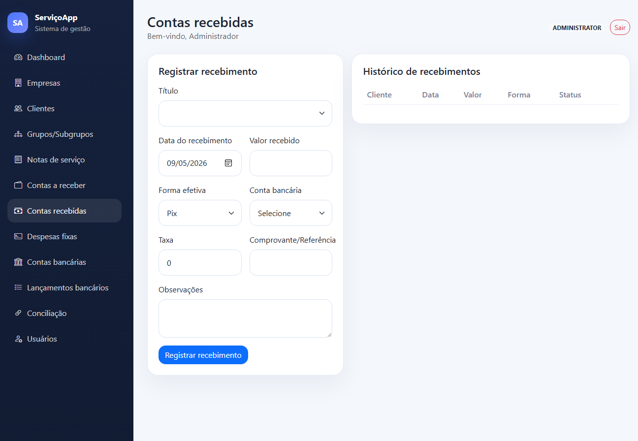 Gerenciamento Financeiro com Emissão NFSe - imagem 4