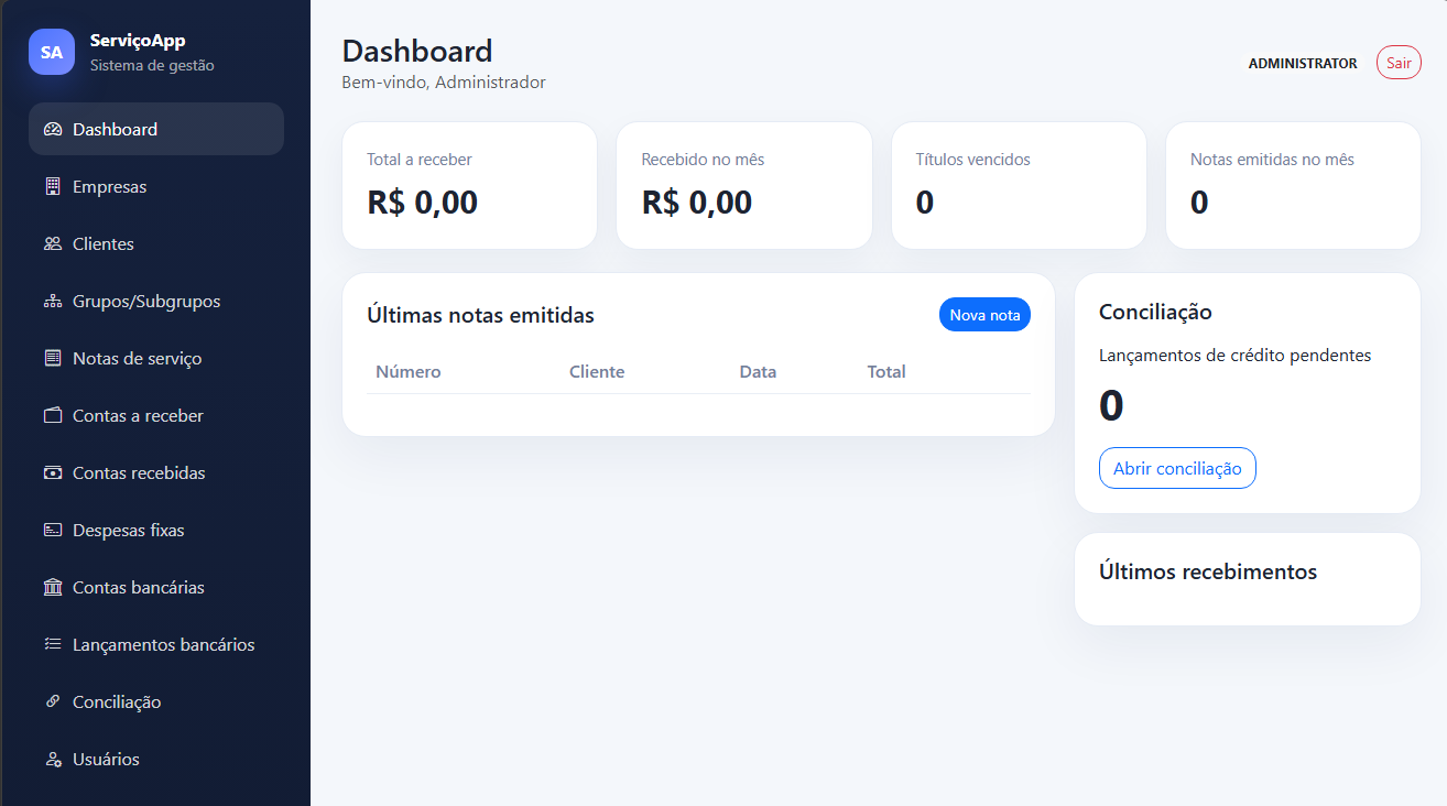 Gerenciamento Financeiro com Emissão NFSe - imagem 5
